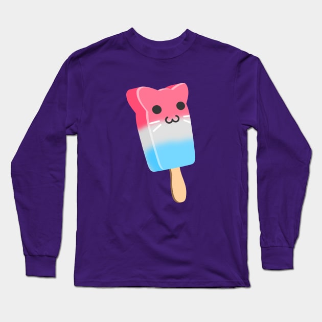 Catsicle Long Sleeve T-Shirt by CCDesign